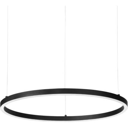 Ideal Lux - LED-hanglamp met kabel ORACLE SLIM LED/29W/230V 2700K CRI 90 diameter 50 cm zwart