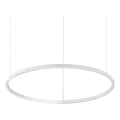 Ideal Lux - LED-hanglamp aan kabel ORACLE SLIM LED/37W/230V 4000K CRI 90 Ø 70 cm wit