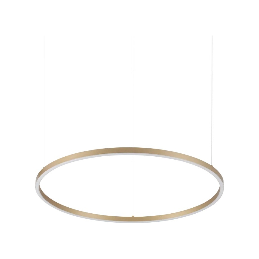 Ideal Lux - LED-hanglamp aan kabel ORACLE SLIM LED/37W/230V 3000K CRI 90 Ø 70 cm goudkleurig