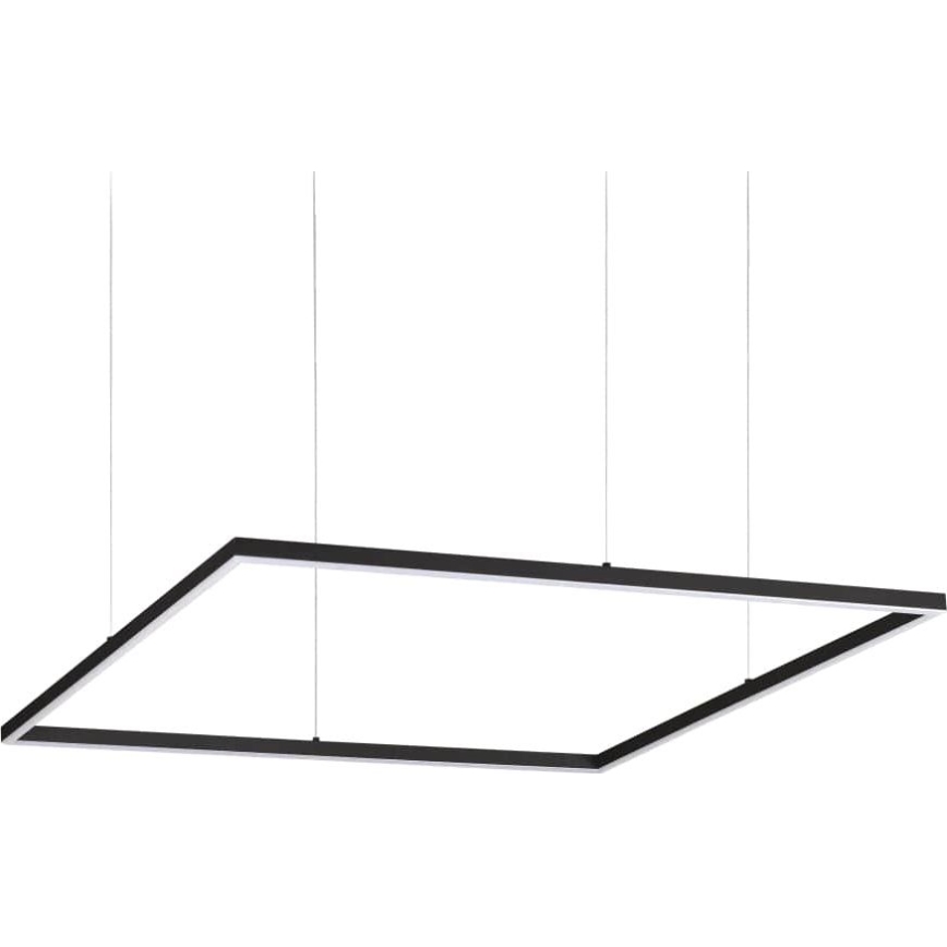 Ideal Lux - LED-hanglamp met kabel ORACLE SLIM LED/53W/230V 3000K CRI 90 90x90 cm zwart