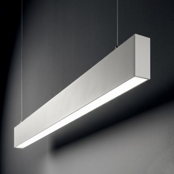 Ideal Lux - LED-hanglamp aan kabel STEEL LED/29W/230V 4000K CRI 90 120 cm wit