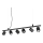 Ideal Lux - LED-hanglamp met kabel DYNAMITE 6xGU10/7W/230V CRI 90 zwart