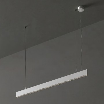 Ideal Lux - LED-hanglamp met kabel OFFICE LED/30W/230V 3000K CRI 90 wit