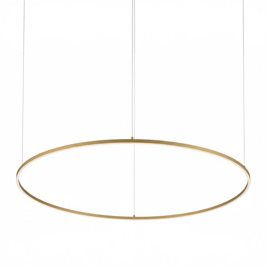 Ideal Lux - LED-hanglamp met kabel ORACLE SLIM LED/29W/230V 3000K CRI 90 Ø 50 cm goud