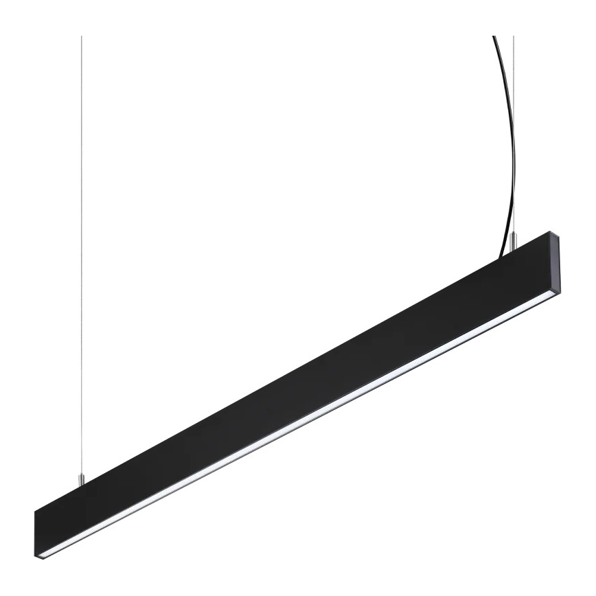 Ideal Lux - LED-hanglamp met kabel STEEL LED/29W/230V 3000K CRI 90 120 cm zwart