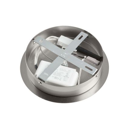 Ideal Lux - LED Hanglamp met vaste pendel EQUINOXE 12xG4/2W/230V diameter 124 cm glanzend chroom/doorzichtig
