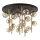 Ideal Lux - LED Hanglamp met vaste pendel PERLAGE 18xG9/3W/230V diameter 70 cm goud/gerookt