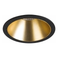 Ideal Lux - LED inbouwarmatuur GAME TRIM LED/11W/230V 3000K CRI 90 Ø 8,5 cm IP40 goud/zwart