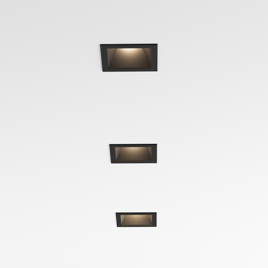 Ideal Lux - LED-inbouwspot GAME TRIM LED/11W/230V 3000K CRI 90 8,4x8,4 cm IP40 zwart