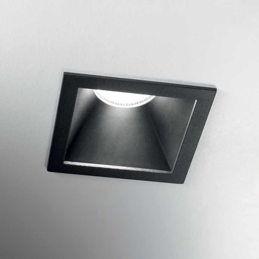 Ideal Lux - LED-inbouwspot GAME TRIM LED/11W/230V 3000K CRI 90 8,4x8,4 cm IP40 zwart