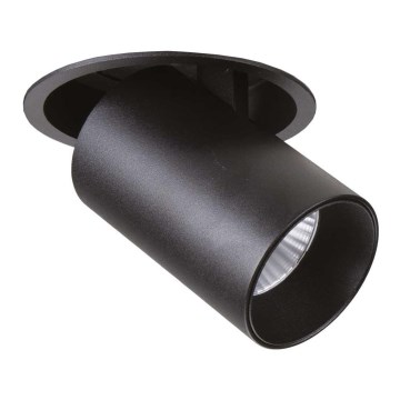 Ideal Lux - LED inbouwspot NOVA LED/12W/230V 3000K CRI 90 Ø 10 cm zwart