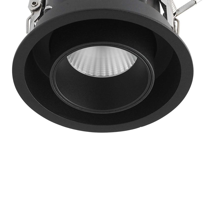 Ideal Lux - LED inbouwspot NOVA LED/12W/230V 4000K CRI 90 Ø 10 cm zwart