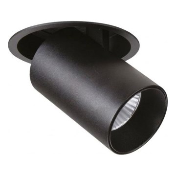 Ideal Lux - LED-inbouwspot NOVA LED/12W/230V CRI 90 Ø 11 cm zwart