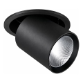 Ideal Lux - LED-inbouwspot NOVA LED/30W/230V 3000K CRI 90 Ø 15,4 cm zwart