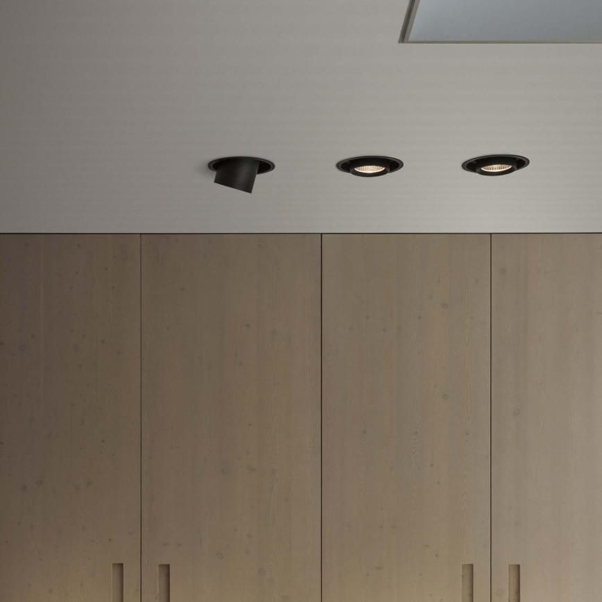 Ideal Lux - LED-inbouwspot NOVA LED/30W/230V 3000K CRI 90 Ø 15,4 cm zwart