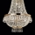 Ideal Lux - LED Kristallen hanglamp aan een ketting CAESAR 6xG9/3W/230V diameter 38 cm goud