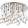 Ideal Lux - LED Kristallen plafondlamp MOONLIGHT 12xG9/3W/230V diameter 60 cm chroom