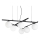 Ideal Lux - LED-kroonluchter aan kabel ATLAS 6xG9/3W/230V zwart