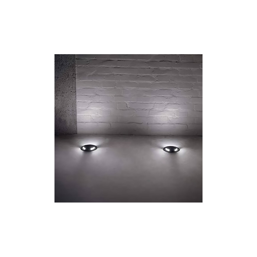 Ideal Lux - LED opritlamp voor buiten CECI 1xGU10/4,5W/230V IP67 zwart