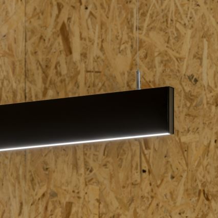 Ideal Lux - LED-pendel aan kabel LINUS LED/32W/230V 4000K CRI 90 120 cm zwart