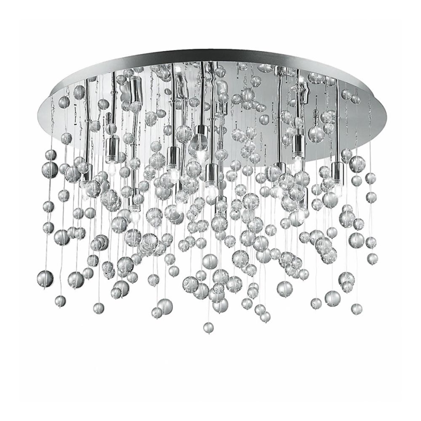 Ideal Lux - LED Plafondlamp 12xG9/3W/230V diameter 63 cm glanzend chroom