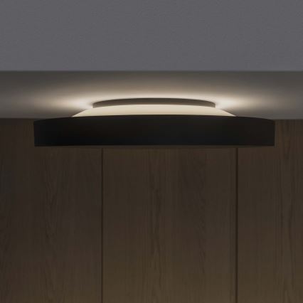 Ideal Lux - LED Plafondlamp FLY LED/26W/230V 2700K diameter 45 cm CRI 90 IP40 zwart