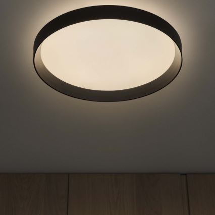 Ideal Lux - LED Plafondlamp FLY LED/53W/230V 2700K diameter 60 cm CRI 90 IP40 zwart