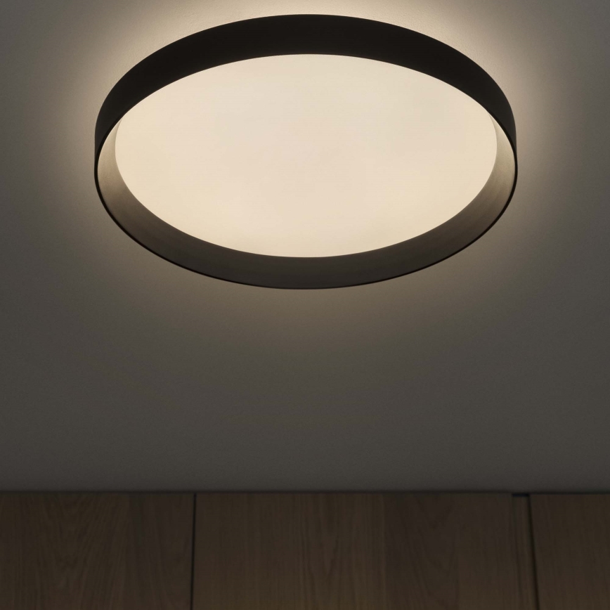 Ideal Lux - LED Plafondlamp FLY LED/53W/230V 2700K diameter 60 cm CRI 90 IP40 zwart