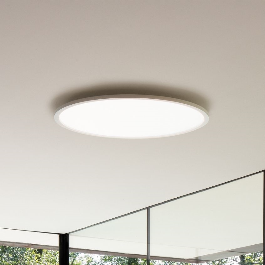 Ideal Lux - LED Plafondlamp FLY LED/68W/230V 3000K diameter 90 cm CRI 90 IP40 wit