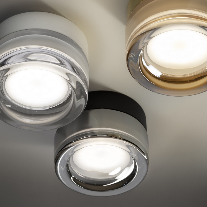 Ideal Lux - LED plafondlamp voor badkamer LOLLY 1xGX53/9W/230V Ø 10,5 cm IP44 wit/helder