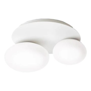 Ideal Lux - LED Plafondlamp NINFEA 2xGX53/9W/230V wit