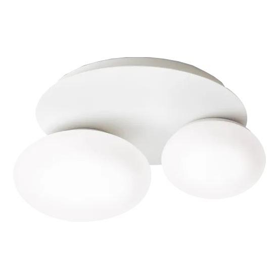 Ideal Lux - LED Plafondlamp NINFEA 2xGX53/9W/230V wit