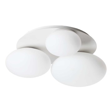 Ideal Lux - LED Plafondlamp NINFEA 3xGX53/9W/230V wit