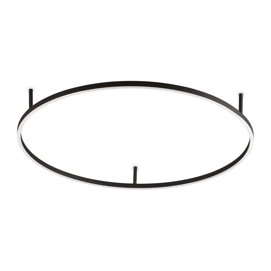 Ideal Lux - LED Plafondlamp ORACLE S LED/53W/230V 2700K diameter 90 cm zwart