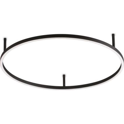 Ideal Lux - LED Plafondlamp ORACLE SLIM LED/37W/230V 2700K diameter 70 cm zwart