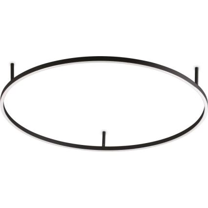 Ideal Lux - LED Plafondlamp ORACLE SLIM LED/53W/230V 4000K diameter 90 cm zwart