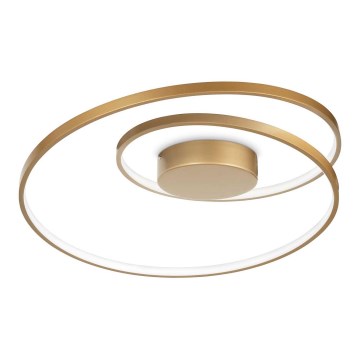 Ideal Lux - LED Plafondlamp OZ LED/47W/230V diameter 60 cm CRI 90 goud