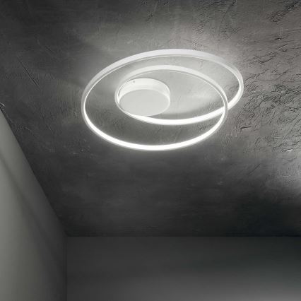 Ideal Lux - LED Plafondlamp OZ LED/47W/230V diameter 60 cm CRI 90 wit