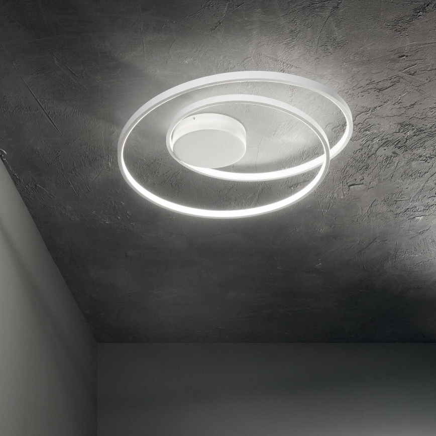Ideal Lux - LED Plafondlamp OZ LED/47W/230V diameter 60 cm CRI 90 wit