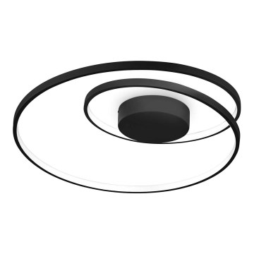 Ideal Lux - LED Plafondlamp OZ LED/47W/230V diameter 60 cm CRI 90 zwart