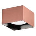 Ideal Lux - LED Plafondlamp SPIKE 1xGX53/9W/230V koper
