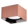 Ideal Lux - LED Plafondlamp SPIKE 1xGX53/9W/230V koper
