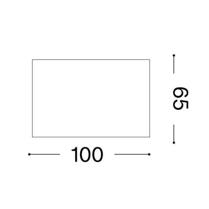 Ideal Lux - LED Plafondlamp SPIKE 1xGX53/9W/230V koper