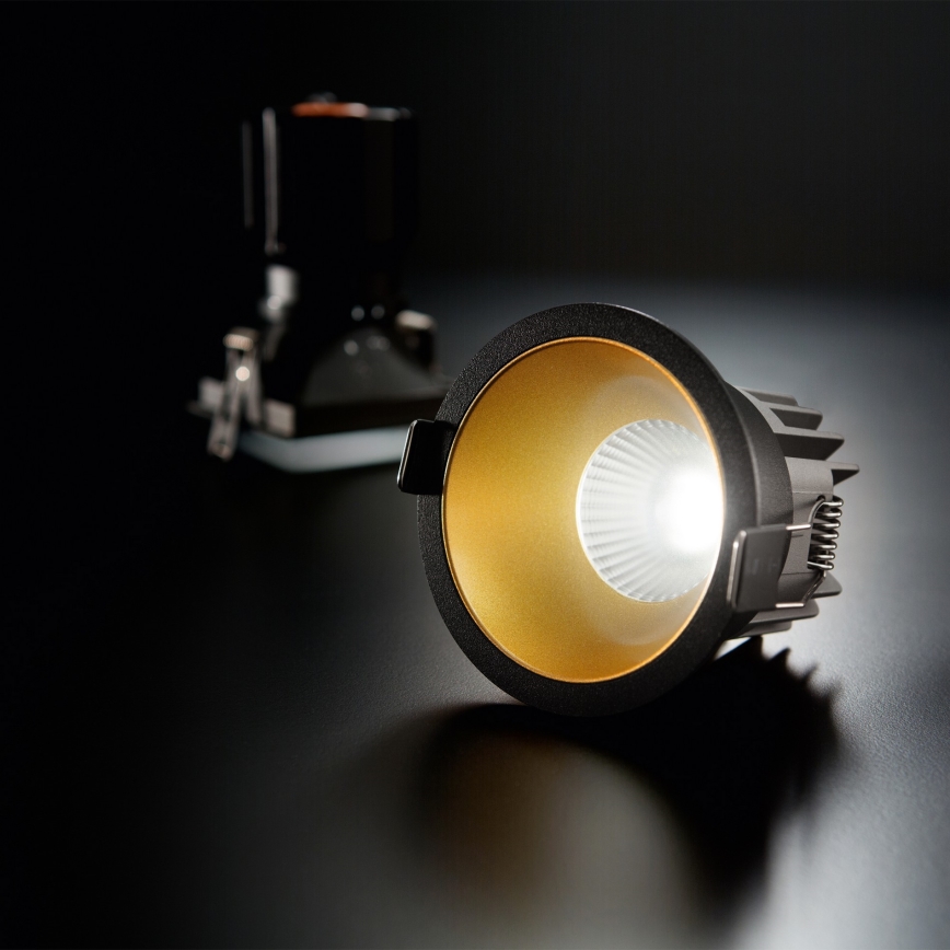Ideal Lux - Luminaire encastrable LED GAME TRIM LED/11W/230V 3000K IRC 90 Ø 8,5 cm IP40 doré/noir