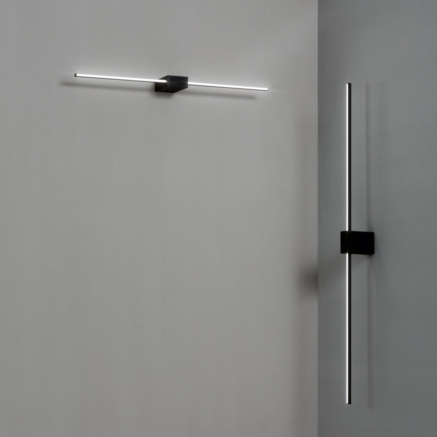 Ideal Lux - LED schilderijlamp THEO LED/12W/230V 75 cm CRI 90 zwart