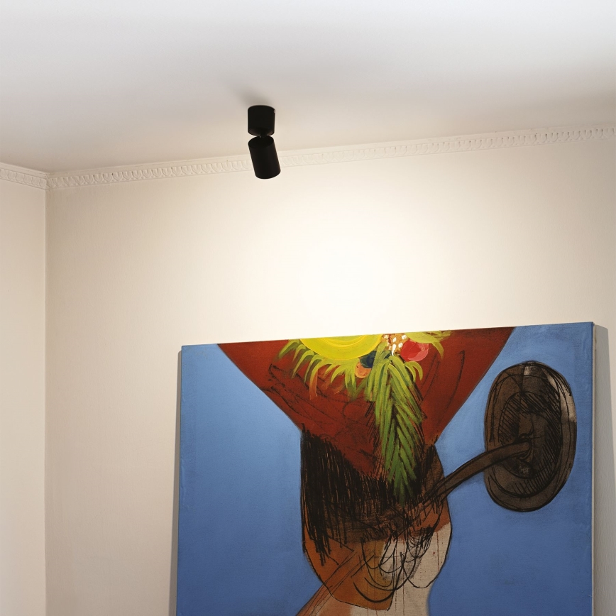 Ideal Lux - LED spot TOBY 1xGU10/7W/230V CRI 90 zwart
