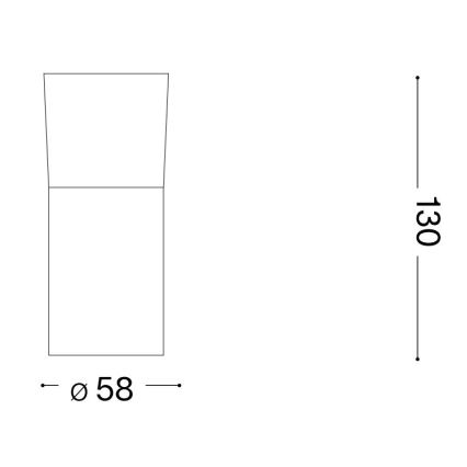 Ideal Lux - LED spot TOBY 1xGU10/7W/230V CRI 90 zwart