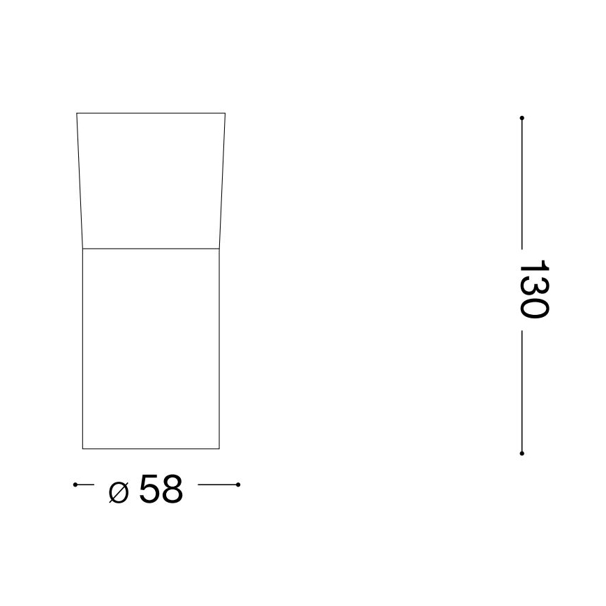 Ideal Lux - LED spot TOBY 1xGU10/7W/230V CRI 90 zwart