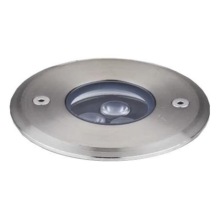 Ideal Lux - LED Spot voor oprit FLOOR LED/3W/230V diameter 9 cm CRI 90 IP67 glanzend chroom