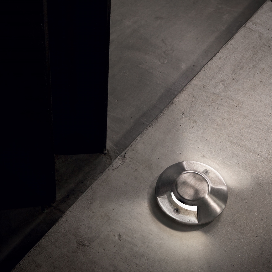 Ideal Lux - LED Spot voor oprit ROCKET LED/2W/24V CRI 90 IP68 mat chroom